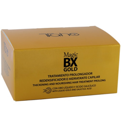 Tahe Magic BX Gold Thickening and Nourishing Hair Treatment Prolong 5x10ml — Hooldused Tahe Magic BX Gold Thickening and Nourishing Hair Treatment Prolong 5x10ml — Hooldused