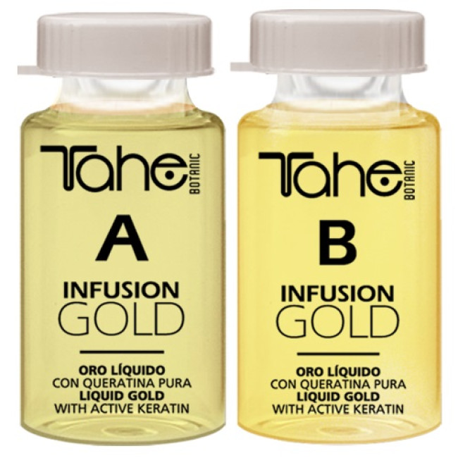 Tahe Botanic Infusion Gold A+B (2x10ml) — Juuksehooldus Tahe Botanic Infusion Gold A+B (2x10ml) — Juuksehooldus