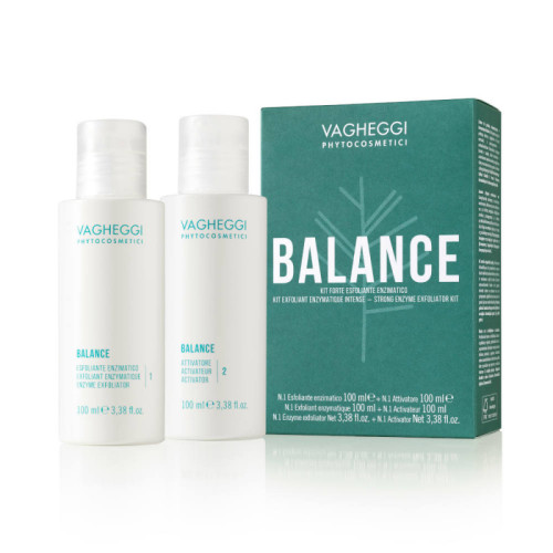 Vagheggi Balance Strong Enzyme Exfoliator Kit (100ml+100ml) — Koorijad ja peelingud Vagheggi Balance Strong Enzyme Exfoliator Kit (100ml+100ml) — Koorijad ja peelingud