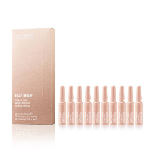 Vagheggi Delay Infinity Age Proof Flash Effect Ampoules 10x1.5ml — Fiale Vagheggi Delay Infinity Age Proof Flash Effect Ampoules 10x1.5ml — Fiale