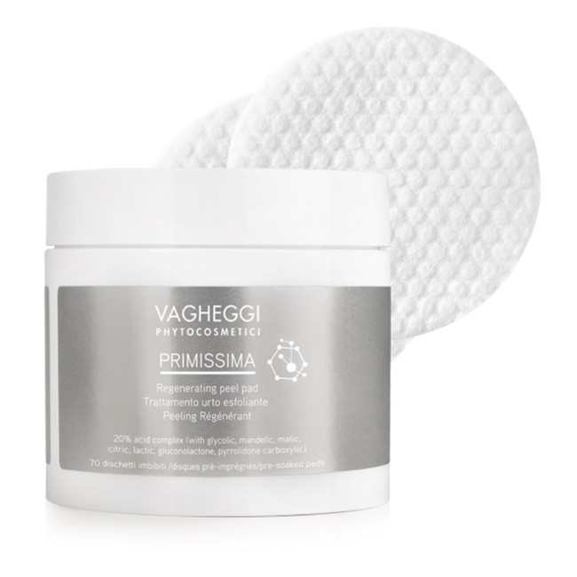 Vagheggi Primissima Line Regenerating Peel Pad (70 discs) — Ексфоліанти та пілінги