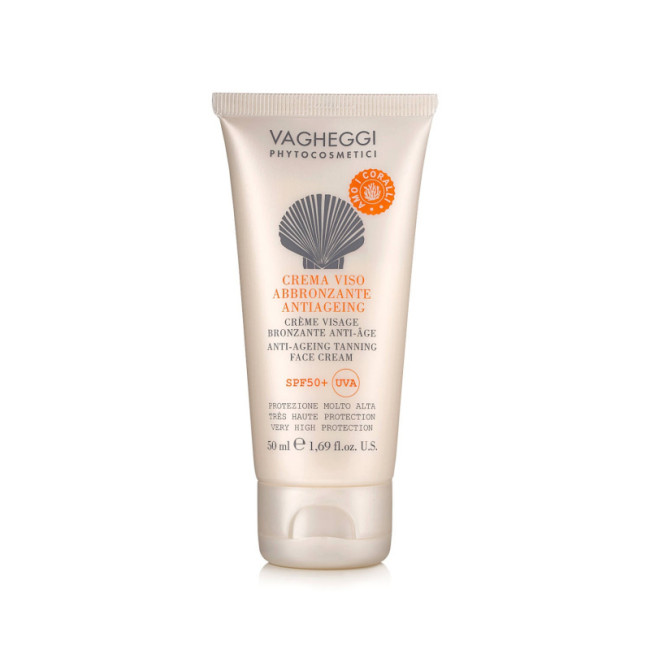 Vagheggi Sun Anti-Ageing Tanning Face Cream SPF50+ (50ml) — Обличчя Vagheggi Sun Anti-Ageing Tanning Face Cream SPF50+ (50ml) — Обличчя