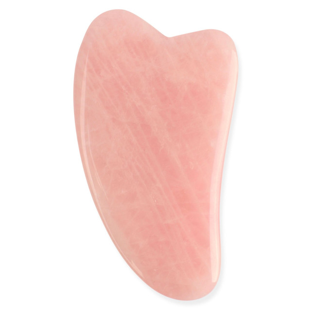 White Lotus Rose Quartz Gua Sha Tool — Vananemisvastane hooldus White Lotus Rose Quartz Gua Sha Tool — Vananemisvastane hooldus