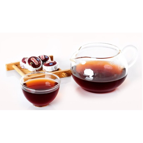 Pu-Erh Ripe Tuocha mini size different flavour raw and ripe 50g — Gewichtsmanagement Pu-Erh Ripe Tuocha mini size different flavour raw and ripe 50g — Gewichtsmanagement